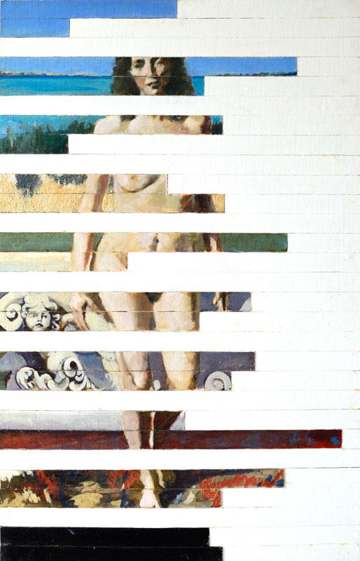 Painting inspired by the poem Edge by Sylvia Plath